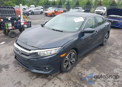 2016 Honda Civic Ex-L из США, поврежденный, VIN 19XFC1F78GE214375